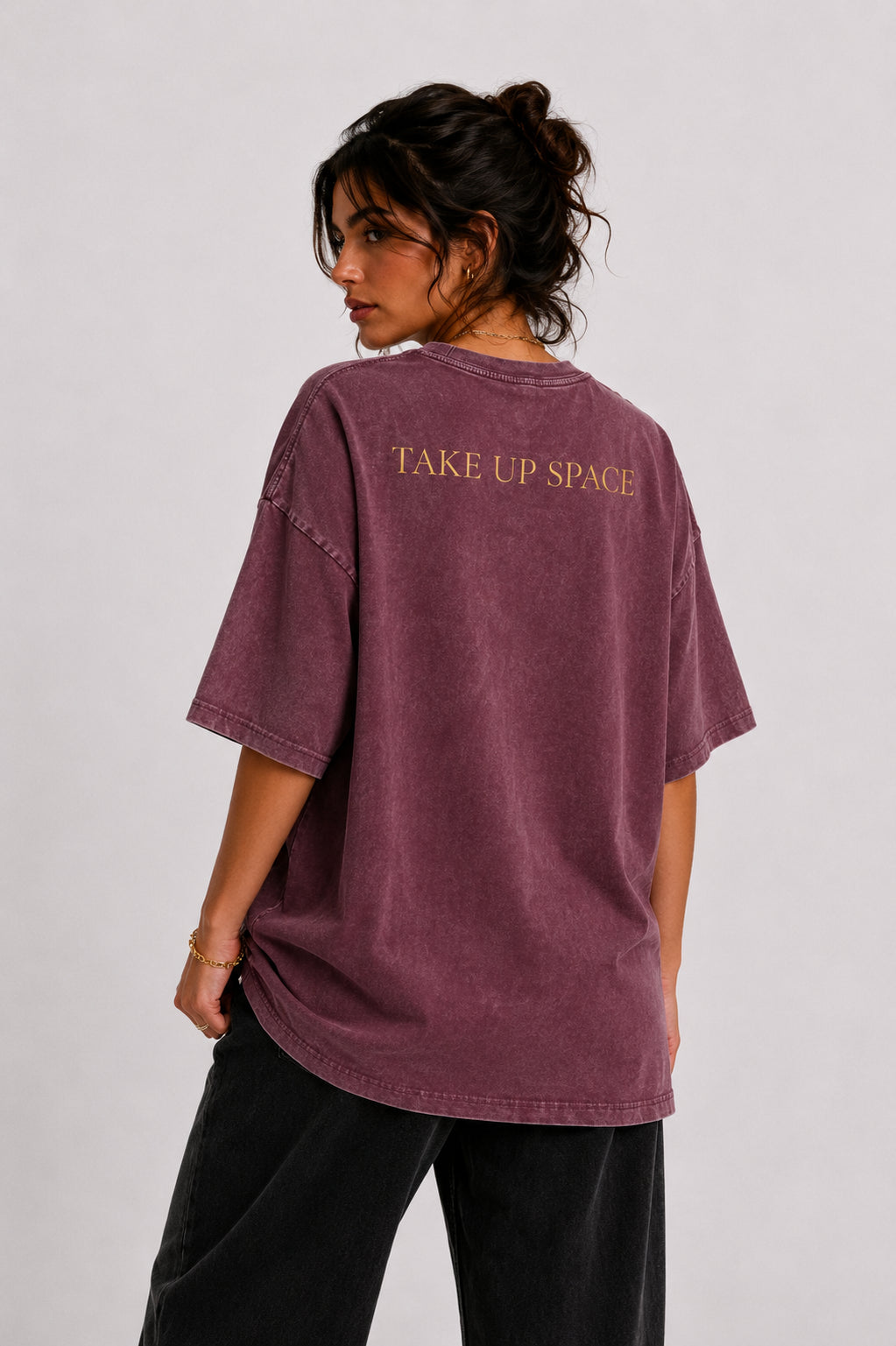 Unapologetic | Take Up Space Oversized Graphic Tee