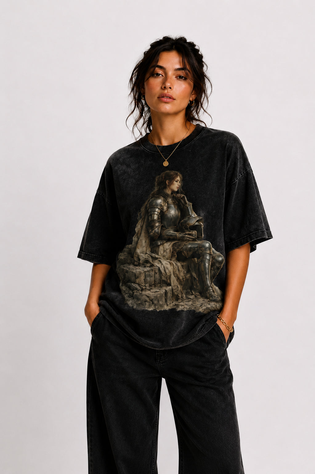 Unapologetic | No Prince Coming Oversized Graphic Tee