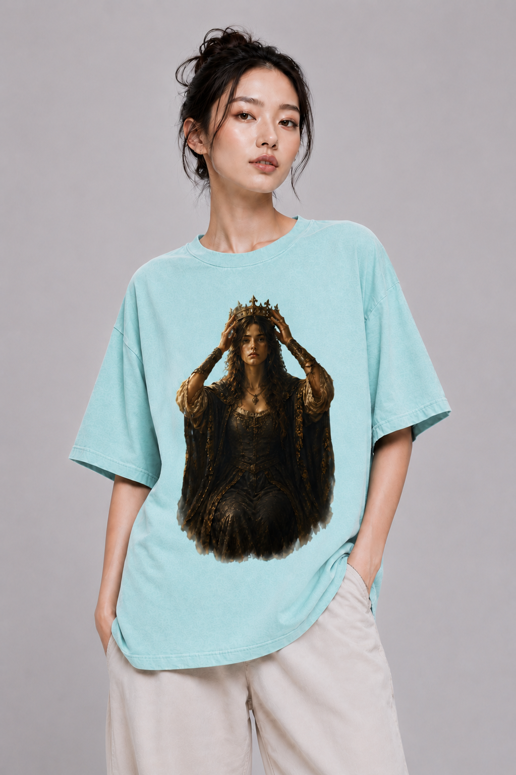Crown Yourself | Oversized Graphic Tee