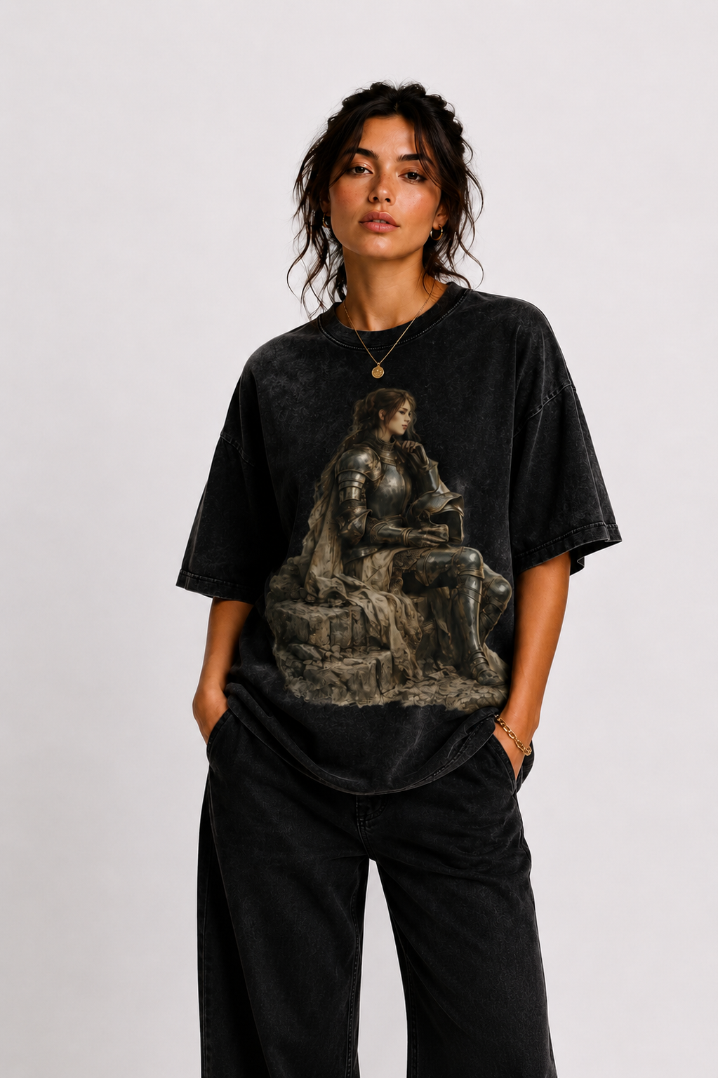 No Prince Coming | Oversized Graphic Tee