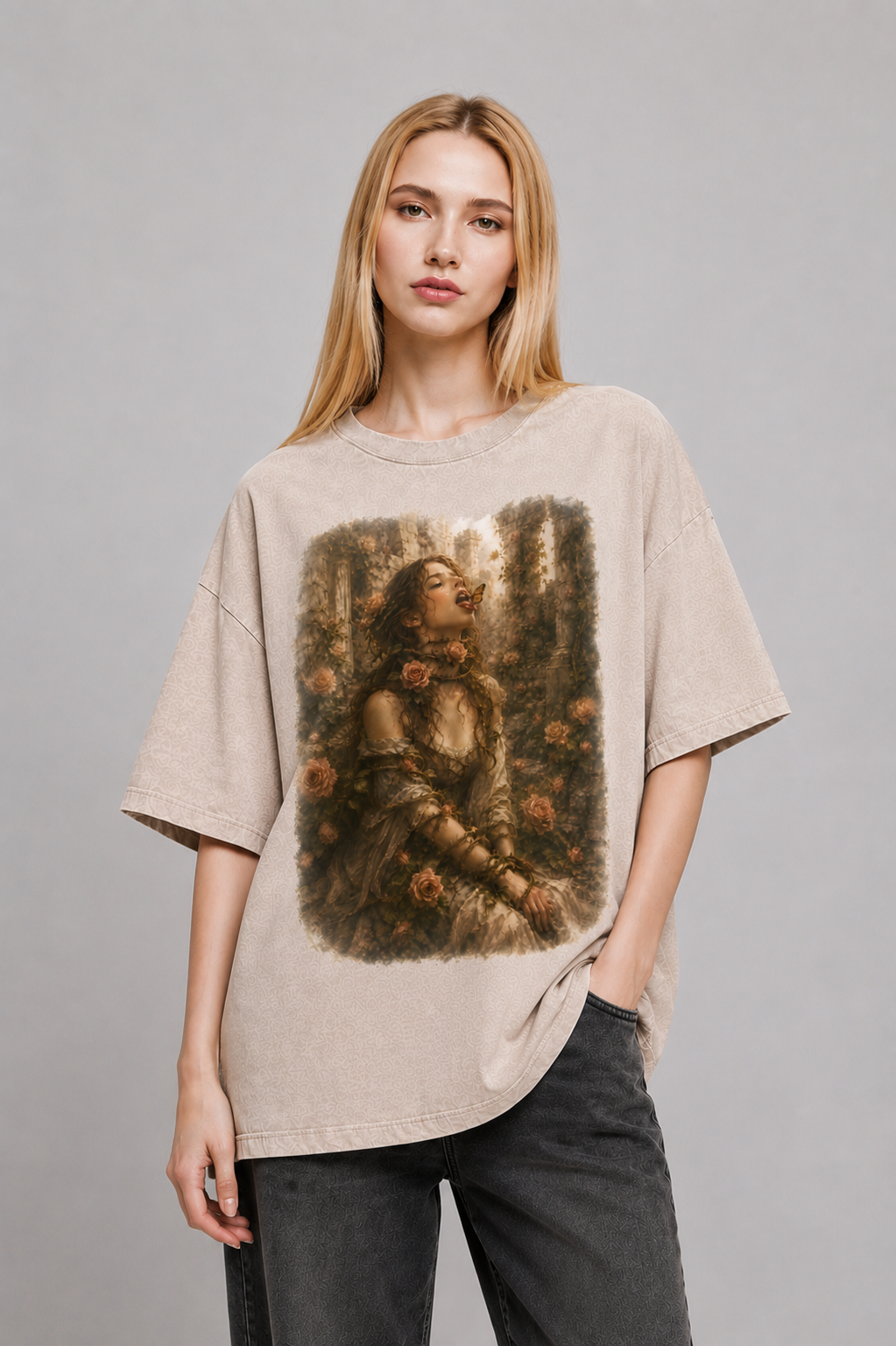 Beauty Can't Be Tamed | Oversized Graphic Tee