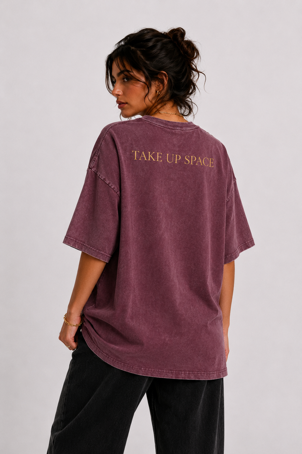 Take Up Space | Oversized Graphic Tee
